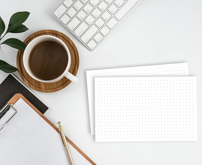 Home Advantage Dot Grid Graph Index Cards (5-x-8-inch)
