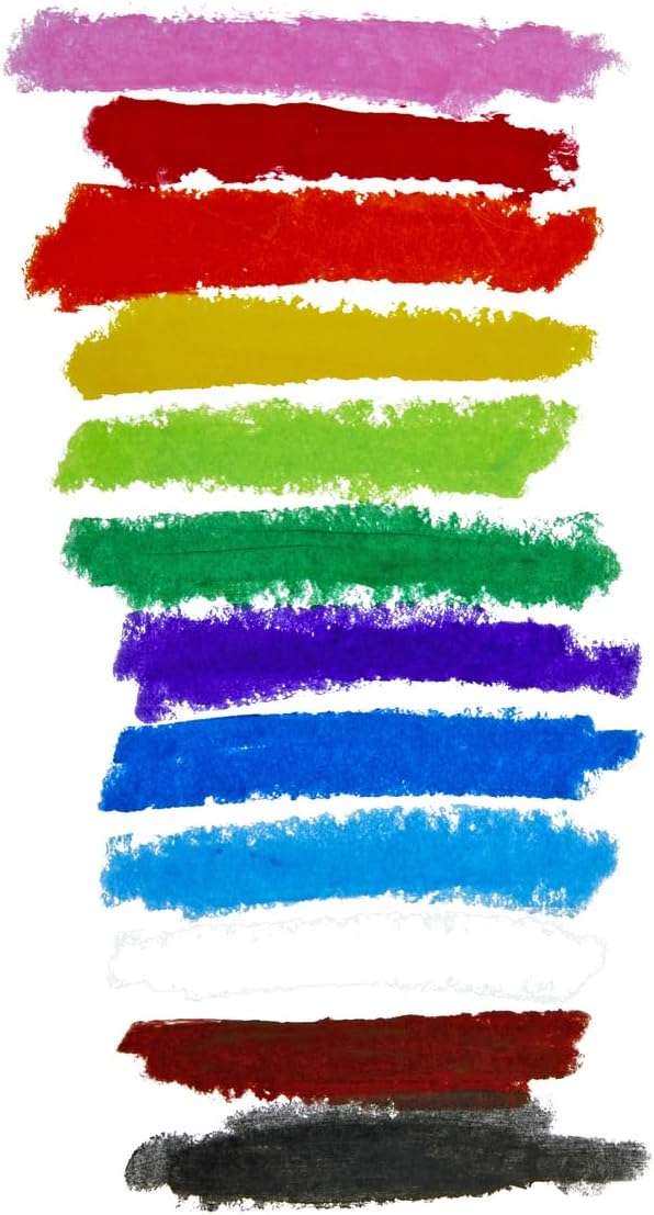 Tempera Paint Sticks, Set of 12, No Mess, Non Toxic, Quick Drying, Vibrant Colors, Kids Painting, Painting, Art, Craft, Childrens Paint Sticks, Tempera Paint Sticks for Kids, Solid