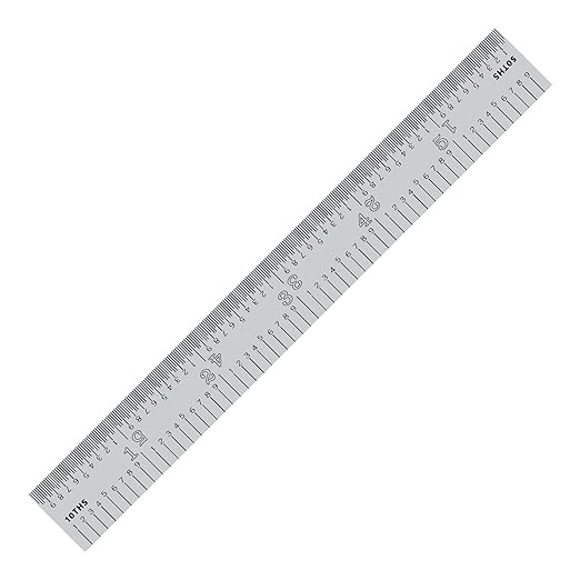 PEC Tools 6"/150mm Metal Ruler