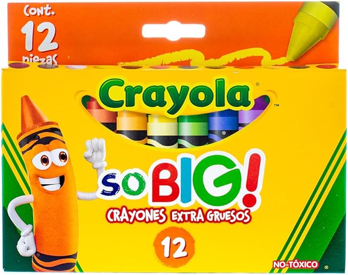 CRAYOLA Crayon Extra Jumbo So Big, 12 Pack
