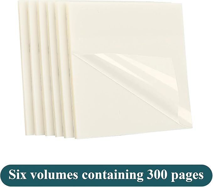 M&G 300 Sheets Transparent Sticky Notes, Waterproof Self-Adhesive Translucent Sticky Notes Pads Clear Post It Notes for Books Annotation School & Office (3x3 inch)