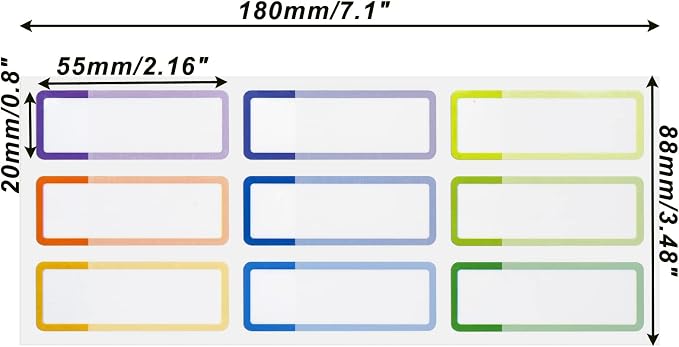 Name Labels for Kids Stuff Daycare, Waterproof Daycare Labels for School Supplies, 144 PCS Water Bottle Label, Name Tag Stickers for Day Care Essentials, Self-Laminating, Dishwasher Safe