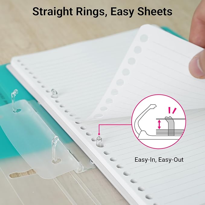 KOKUYO 5 Subject Spiral Notebook Journal, Campus 110 Sheets A4 Refillable Notebook with Dividers Tabs, College Ruled Binder Notebook for Work School Note taking, Yellow