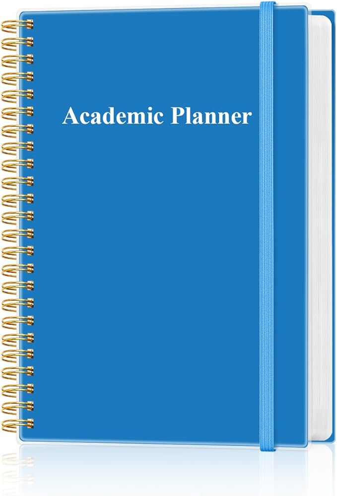 Academic Planner for 2026-2027 or Anytime - Undated Weekly Student Planner For Homeschool, High School, College & Nursing Students, 200 Pages, 5.8" x 8.5", Blue