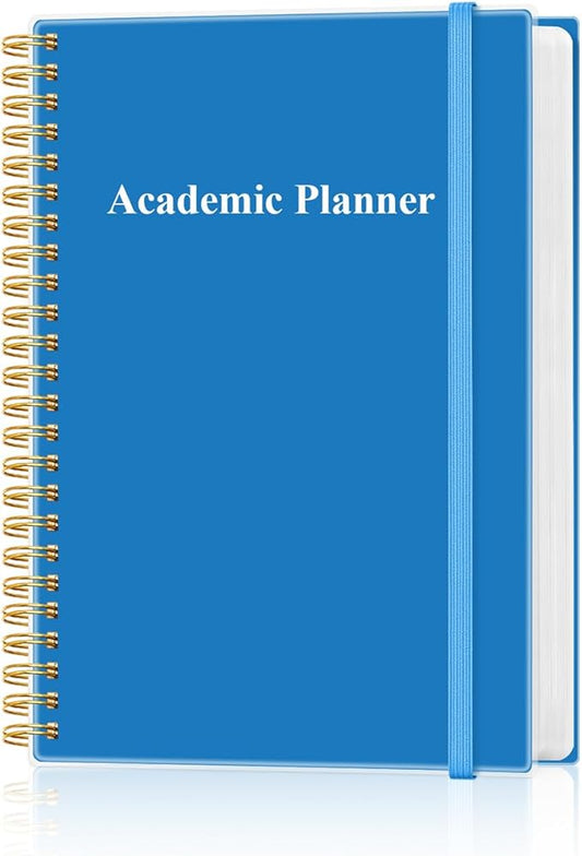 Academic Planner for 2026-2027 or Anytime - Undated Weekly Student Planner For Homeschool, High School, College & Nursing Students, 200 Pages, 5.8" x 8.5", Blue