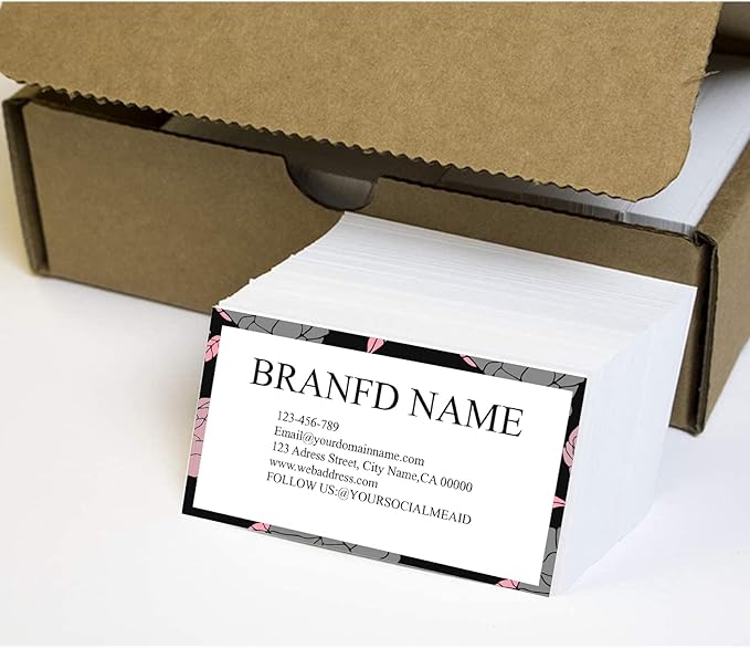 Custom Premium Business Cards 200 Full color Business Cards can Add You need to Customize, Personalized Name Card No Additional Charge Size 3.5" X 2"