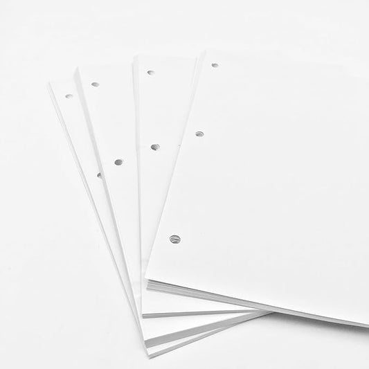 Loose Leaf Paper,(8.5" x 11") - 3-Hole Punched Letter, Filler Paper,Multi-Use Print & Copy White Paper Brightness (100)