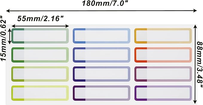 Name Labels for Kids Stuff Daycare, Waterproof Daycare Labels for Baby Bottles, 144 PCS Water Bottle Label, Name Tag Stickers for School Supplies, Day Care Essentials, Self-Laminating, Dishwasher Safe
