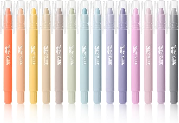 Mr. Pen- No Bleed Gel Highlighters, Ethereal Pastel, 14 Pack, Bible Highlighters and Pens No Bleed, Bible Markers for Study, Journaling, School Supplies and Accessories