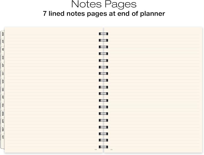 ESSENTIAL 2026-2027 Monthly & Weekly Planner with Tabs, 7"x9": 14 Months (May 2026 - June 2027), Professional, Simple, Easy-to-Use Design and Frosted Poly Cover for Extra Protection (Frosted)