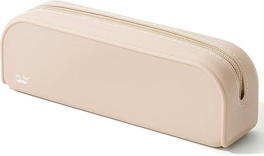 Mr. Pen- Silicone Pencil Case, Aesthetic Pencil Bag for Women, Makeup Pouch, Multifunctional Pouch for Stationery, Cosmetics and Electrical Goods Storage