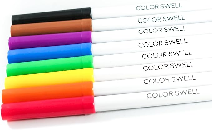 Color Swell Washable Bulk Markers Pack 72 Boxes of 8 Vibrant Colors Each (288 Total) for Parties, Classrooms, Home - Super Tip Bulk Markers
