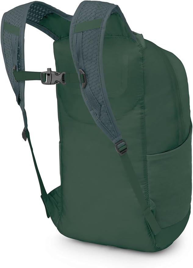Osprey Ultralight Collapsible Stuff Pack, Green OS | travel organizer, packing cube, toiletry bag, carry on accessory, Green color, OS size