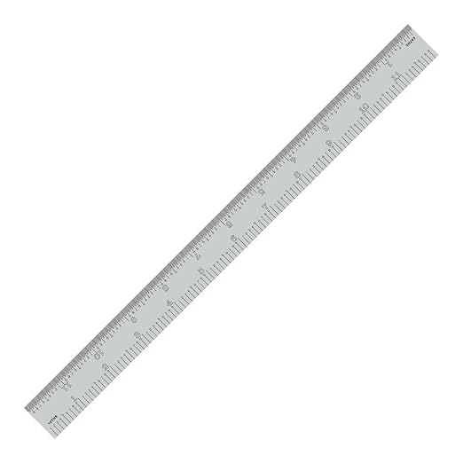 PEC Tools 12"/300mm Metal Ruler