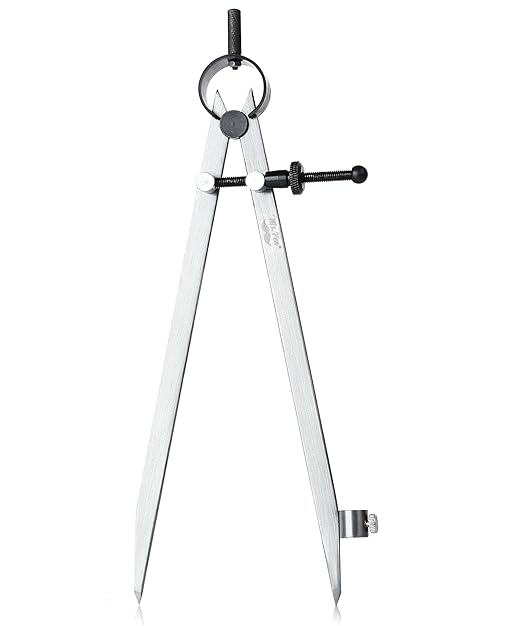 Mr. Pen- Professional Compass with Lock, Pencil Compass, Woodworking Compass, Compass for Geometry, Wing Divider, Compass Drawing, Drafting Compass, Carpenter Compass