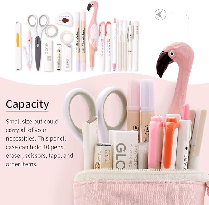 EASTHILL Big Capacity Pencil Pen Case Pouch Box Organizer Large Storage for Bullet Journal