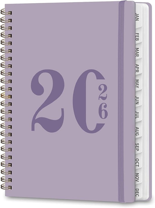 2026 Planner, Weekly and Monthly Calendar Academic Planner, Jan 2026 - Dec 2026, Planning Agenda Book for Desk Accessories and School Supplies - A5 (6.3'' x 8.5'')