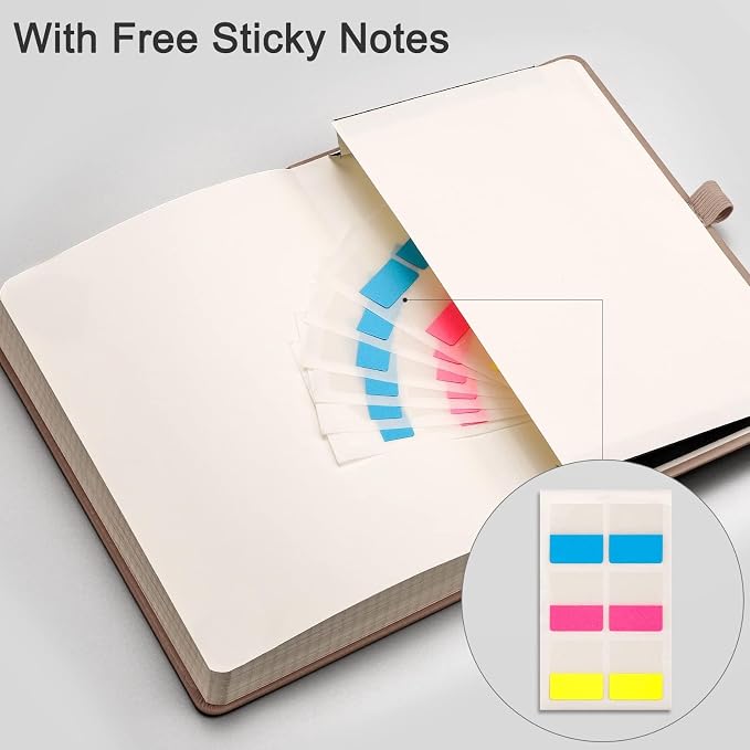 EMSHOI Graph Grid Journal Notebook, 256 Pages, A5 Size (5.7'' x 8.3'')