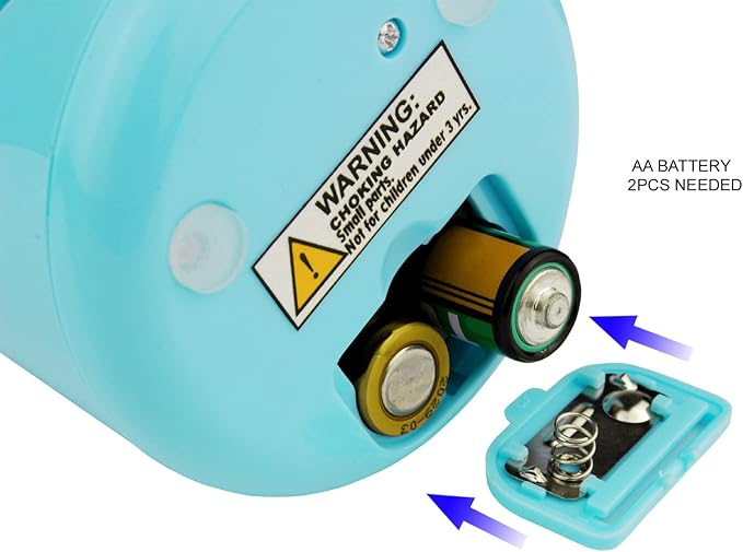 AA Battery Power Electric Pencil Sharpener, Portable &Automatic Sharpening, a Replacement Blade Contained, Powerful and Durable Fast-Sharpening,Battery not Included