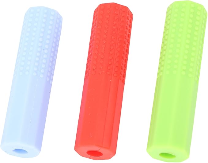 ciciglow 3 Pcs Pencil Weights Silicone Writing Grip Aid Handwriting Aid for Kids with Comfortable 3 Colors, for Teachers as Educational Tools or Classroom