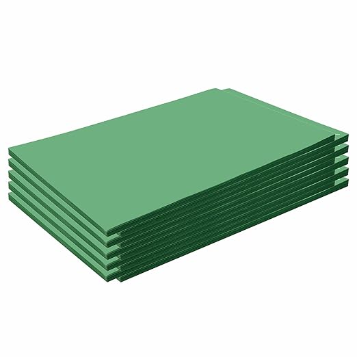 Colorations 12" x 18" Mediumweight Holiday Green Construction Paper - 500 Sheets, Bulk Pack Art Paper, Arts and Crafts, School Supplies, Drawing, Coloring, Painting, 3D Art