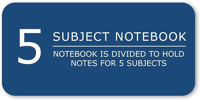 ROARING SPRING 5 Subject Spiral Notebook, 12 Pack, 11" x 9", College Ruled, 200 Perforated Sheets, Assorted Eco Press Covers, 5 Double Storage Pockets, Made in USA