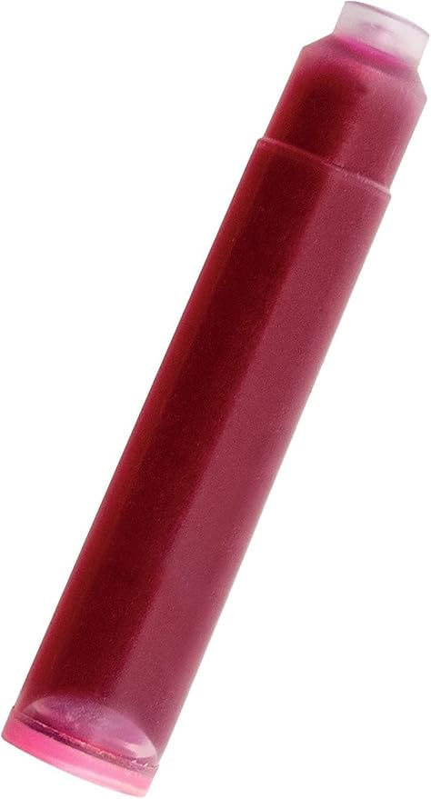 Monteverde Internatinal Size Cartridge to Fit Fountain Pens, Pink, 6 per Pack (G302PK)