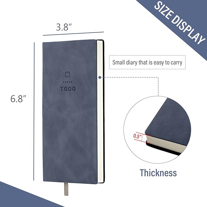 to Do List Notebook 196 Pages Daily to Do List Notepad for Work Pocket to Do List Undated Daily Planner Small Checklist Notebook