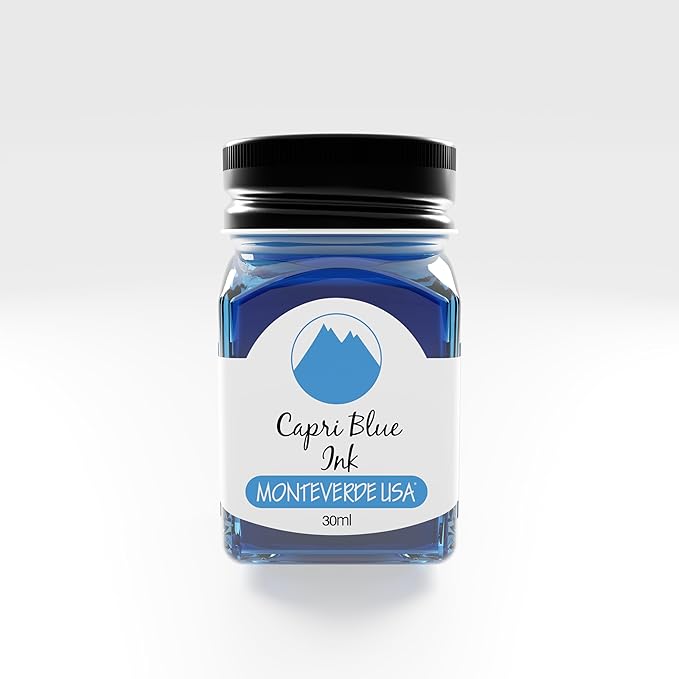 Monteverde USA Ink with ITF Technology, 30 ml Capri Blue (G309CB)