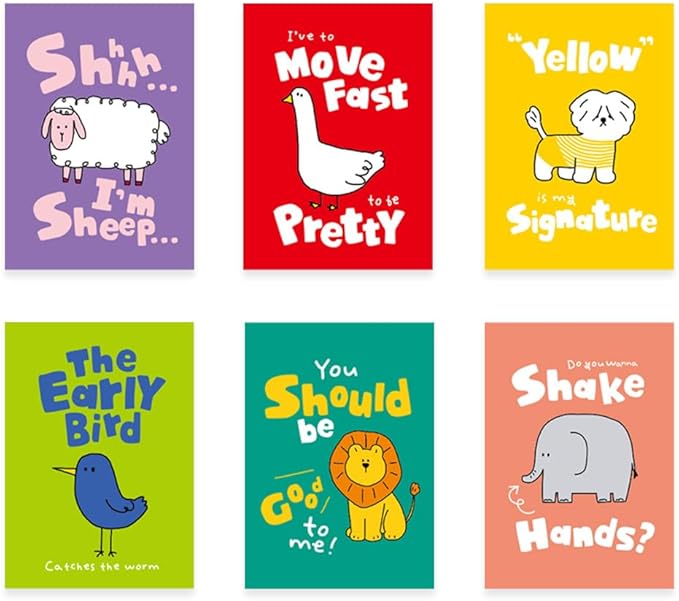 Monolike Mini Storytown Ver.2 Blank Note 6P A SET_105x148mm, 48pages