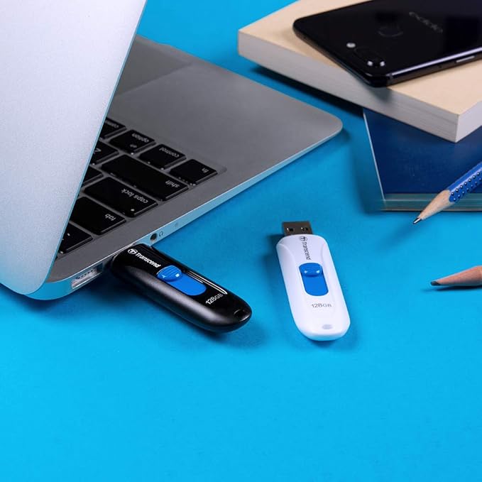 Transcend JF790 512GB USB Flash Drive, for PC/Mac/Laptop/Windows/Computer/Desktop/TV/Car Audio, USB3.2 Gen1 Memory Stick, Thumb Drives Data Storage w/Retractable Connector, USB2.0/3.0/3.1 Compatible