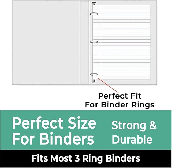Rosmonde 1152 Pack (Pallet) Loose Leaf Paper Bulk, 172800 Sheets, College Ruled, 150 Sheets/Pack, 8 x 10.5", Pallet of Filler Paper, 3 Hole Punched For Ring Binder, School & Office, 4-7 Days Transit