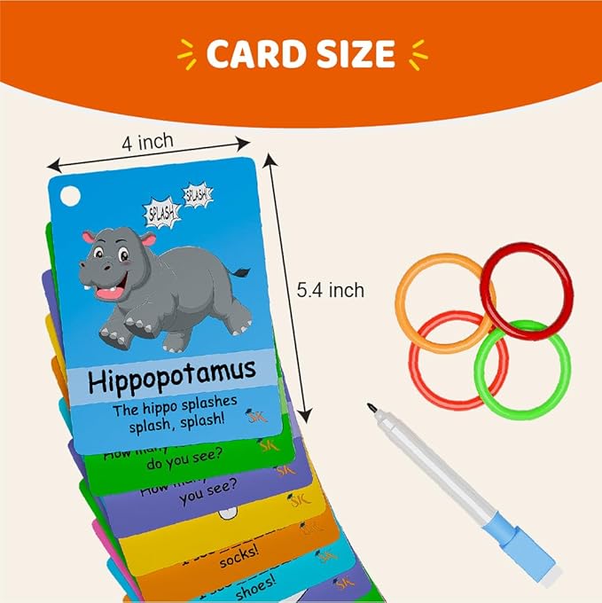 STUDYKEY ABC Flash Cards for Toddlers 1-3–First Words, Alphabet Flashcards, Animal, Color, Number, Shape, Large phonics baby Learning Cards for Toddler 1-3 Montessori style Preschool, Kindergarten toy