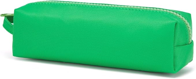 Pencil Case Soft School Pencil Pouch Bag for Easy Carry Stylish and Durable (Grass Green)