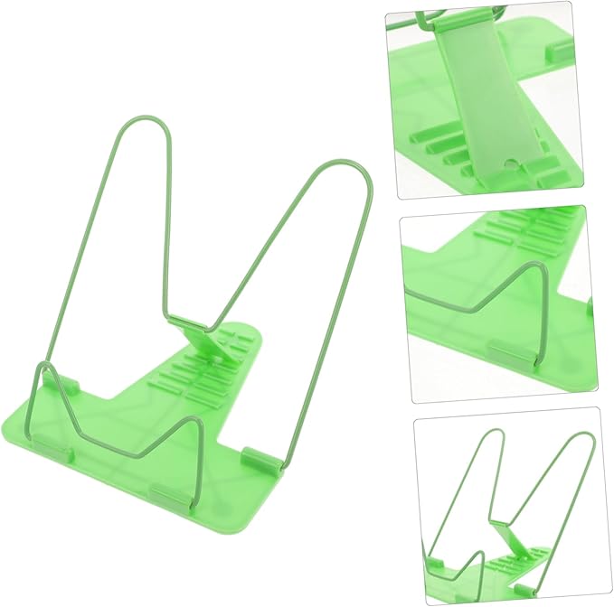 DOITOOL 2pcs Boys and Girls Bookshelf Desk Book Stand Adjustable Reading Bracket Multi-Purpose Book Reading Rack for Home Study