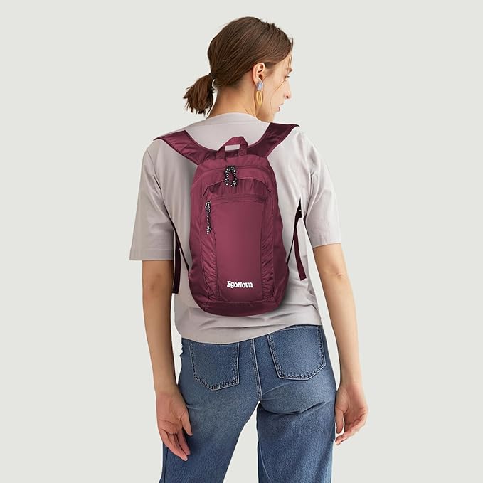 12L Ultralight & Thin Packable Daypack, Small Foldable Hiking Backpack Travel Bag, Water Resistant Day Pack for Men Women