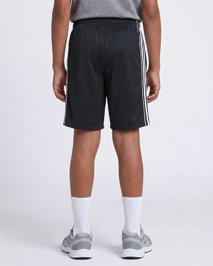 Real Essentials 5 Pack: Boys' Mesh Basketball Athletic Shorts with Pockets – Teen Kids Youth Quick Dry Soccer Running Gym