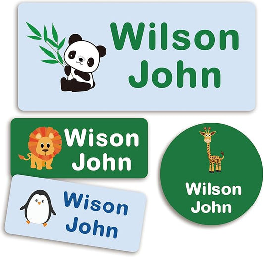 304 Personalized Daycare Labels with Name,Custom Waterproof Name Stickers,No Iron Sticker for Clothing Tags,Water Bottles,School Supplies,Personalized Name Stickers Labels for Clothes,Lunch Box