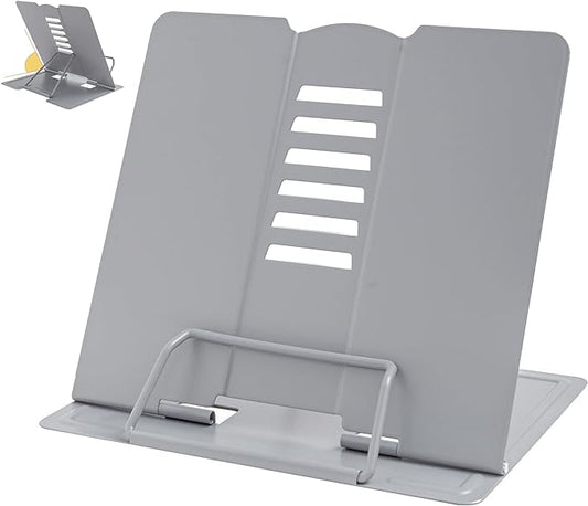 Metal Book Stand Adjustable Book Holder for Reading
