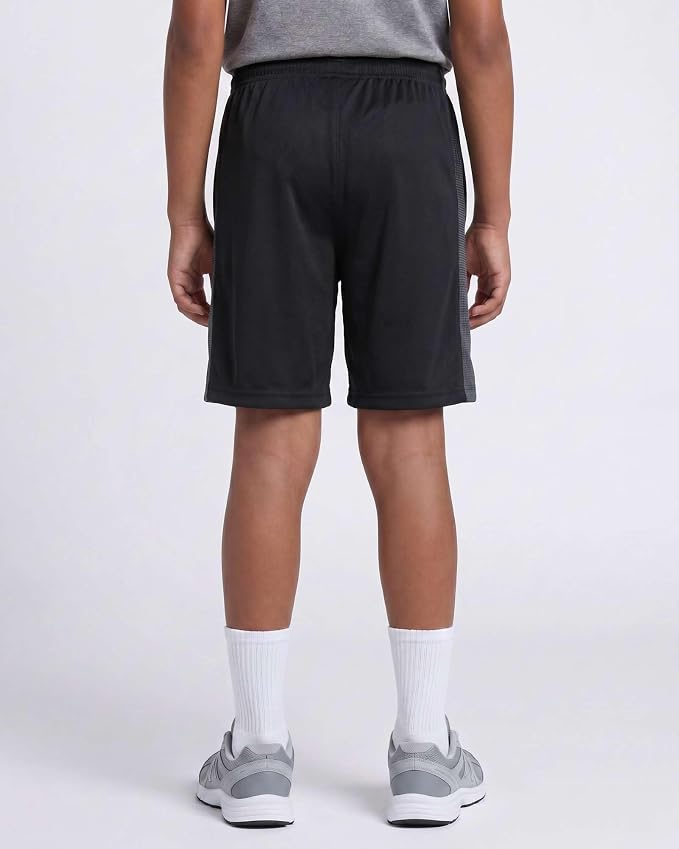 Real Essentials 5 Pack: Boys' Mesh Basketball Athletic Shorts with Pockets – Teen Kids Youth Quick Dry Soccer Running Gym