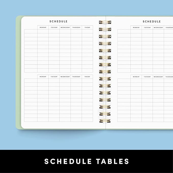 PAPERAGE Academic Planner, Weekly & Monthly Planner & Calendar, 12-Months, July 2026 - June 2027, (7" x 8"), School & Student Planning Agenda with Tabs, Bonus Pages & Inner Pocket, Pink