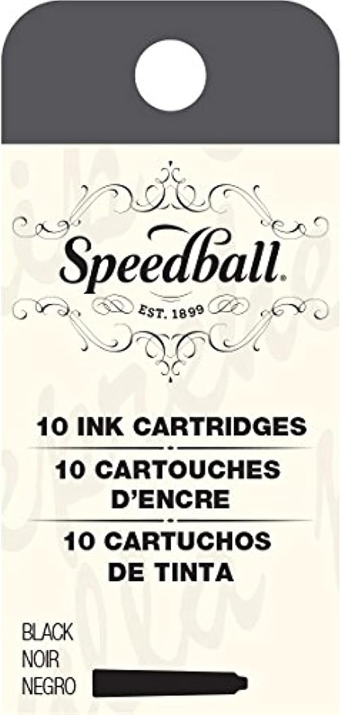 Speedball Art Products 002905 Fountain Pen Ink Cartridges Set
