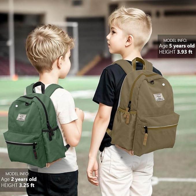 atgark Toddler Backpack for Boys 2-5: Preschool Kindergarten Backpack - 13" Daycare Backpack Fit A4 Folder