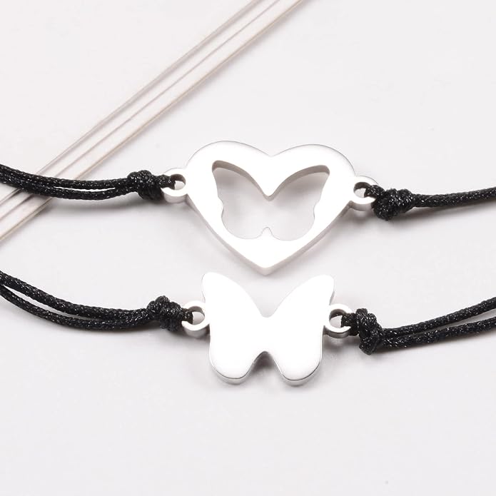 Back to School Gifts Mommy and Me Bracelet First Day of School Matching Wish Bracelets Set for Mother Daughter Son Women Teen Girls Boys Jewelry Gift