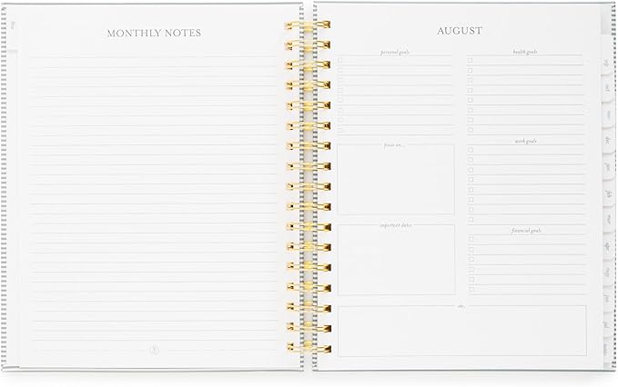 Sugar Paper Academic Planner 2026 2027, Monthly Planner for School, College and Teacher Planning, Hardcover Calendar Book with Notes Pages, Bookmarks and Elastic Band Closure