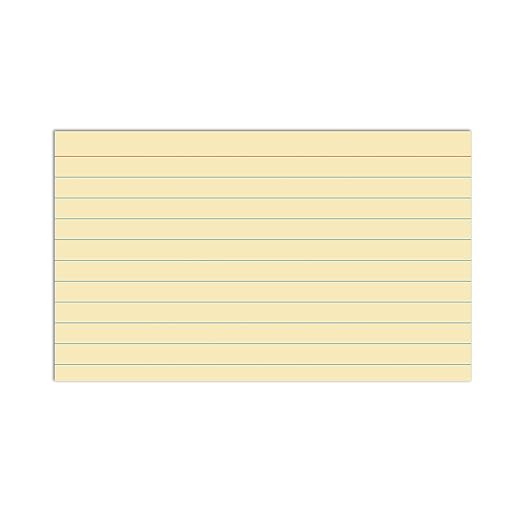 C-Line 3” x 5” Index Cards, Assorted Colors, Ruled, 100/PK (48810)