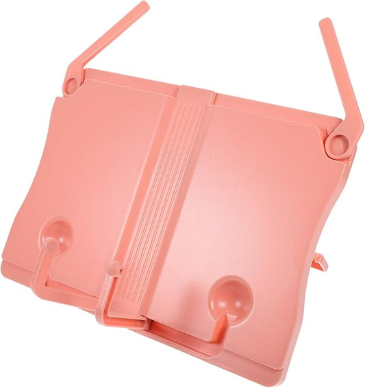 Reading Holder Portable Adjustable Book Stand for Transparent Angle Desktop Book Holder Suitable for Tablets Music and Textbooks Smooth Rounded Edges for Comfortable Study at Home