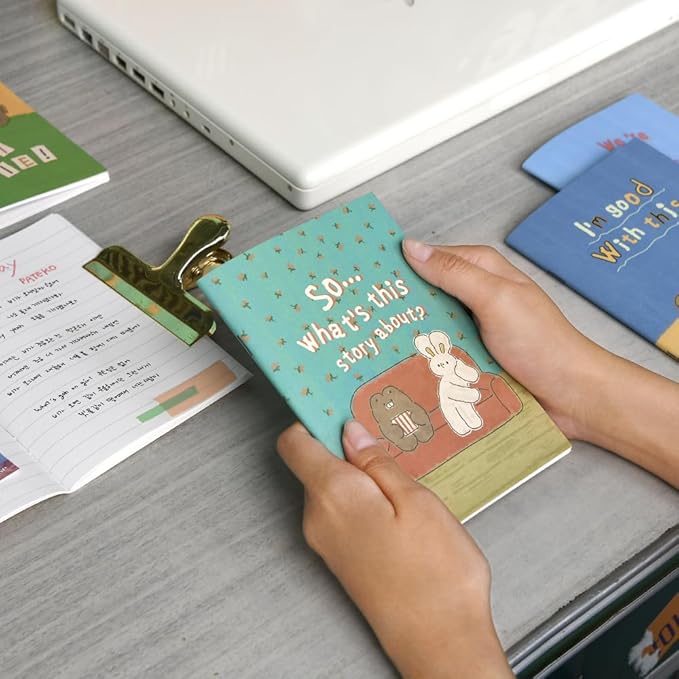 Monolike Mini Unmatched Friends Line Note 6P SET_Mini note, Pocket note, Line note, a portable note, 105x148mm, 48pages