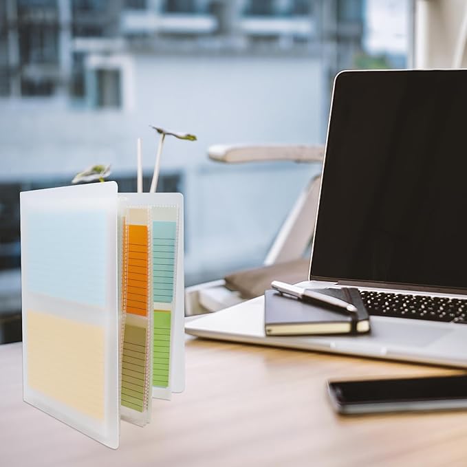 Bercoor 3 Pack 3 x 5 Index Cards Holders, Holds 240 Pieces Cards, Organizer Pouches Book Binder for Note, Study and Recipe
