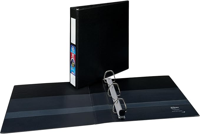 Avery Heavy-Duty Binder with 1.5-Inch One Touch EZD Ring, Black (79991)